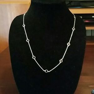 Brilliance Necklace with Swarovski Crystals Purple